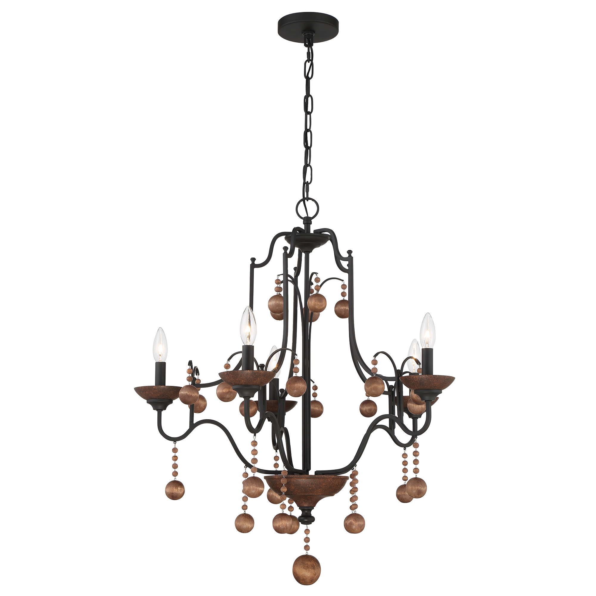 Colonial Charm - 5 Light Chandelier