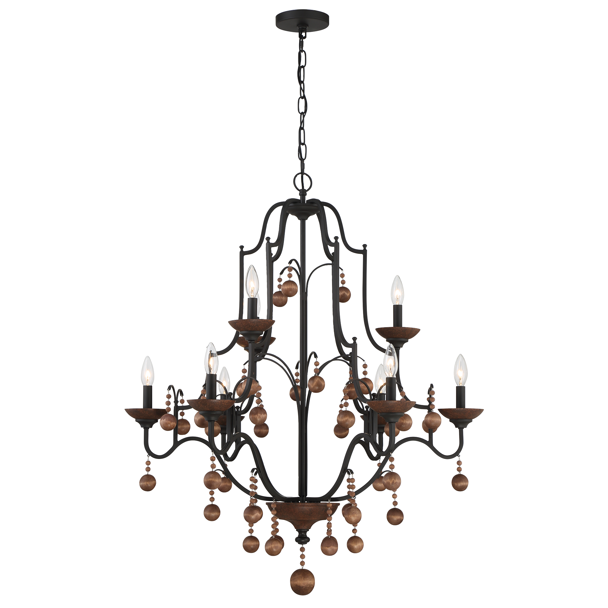 Colonial Charm - 9 Light Chandelier