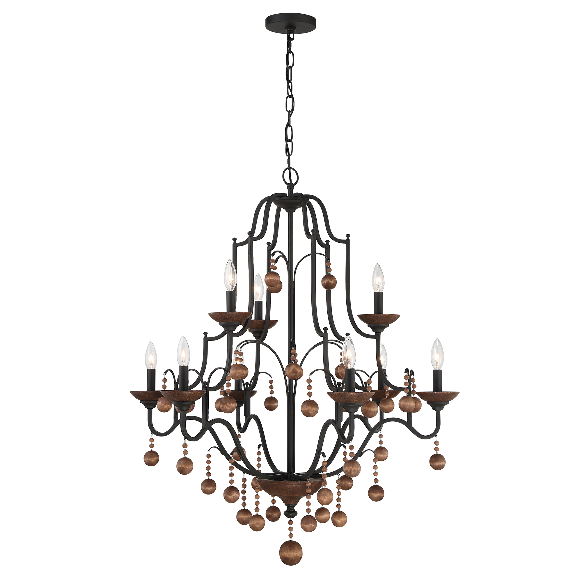 Colonial Charm - 9 Light Chandelier