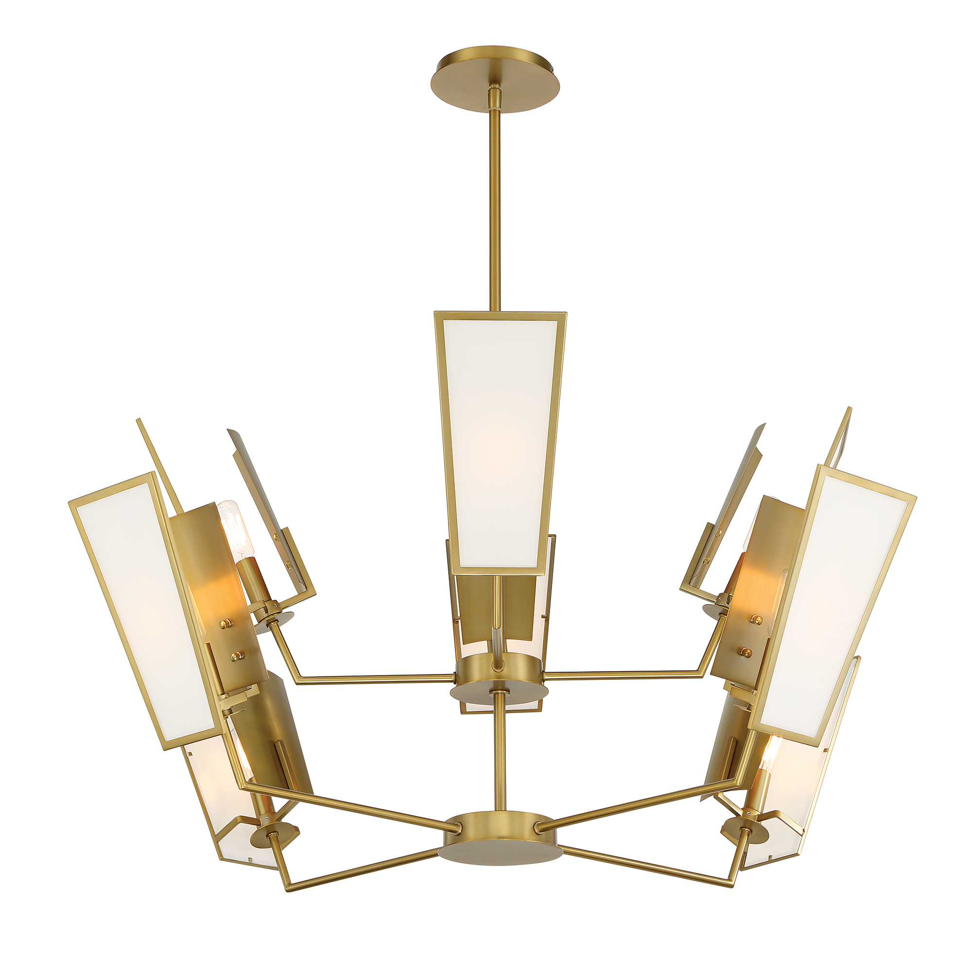 Ricochet - 8 Light Chandelier