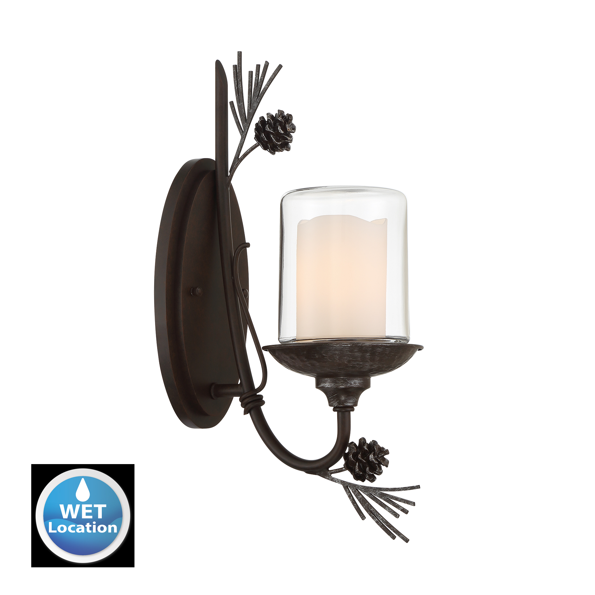 Ponderosa Ridge - 1 Light Wall Sconce