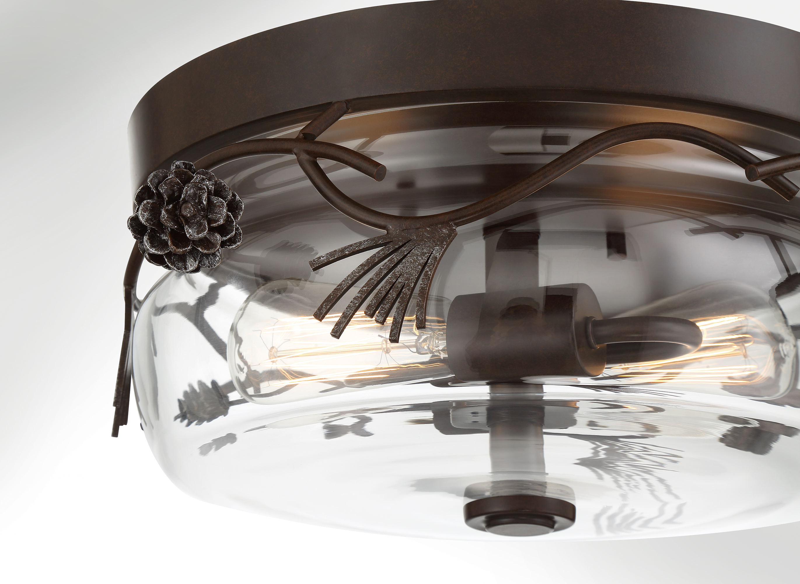 Ponderosa Ridge - 2 Light Flush Mount