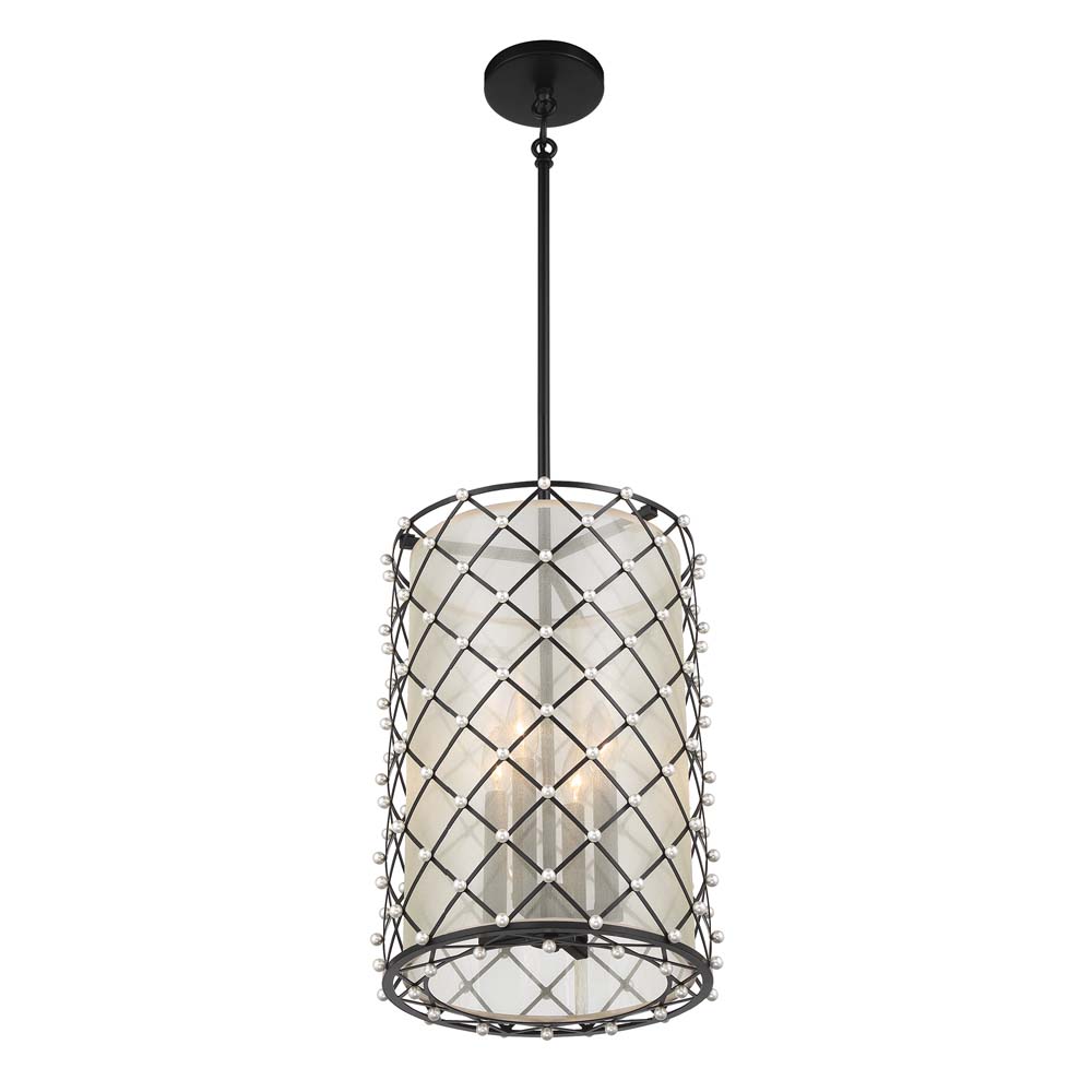 Sheer Elegance - 4 Light Pendant