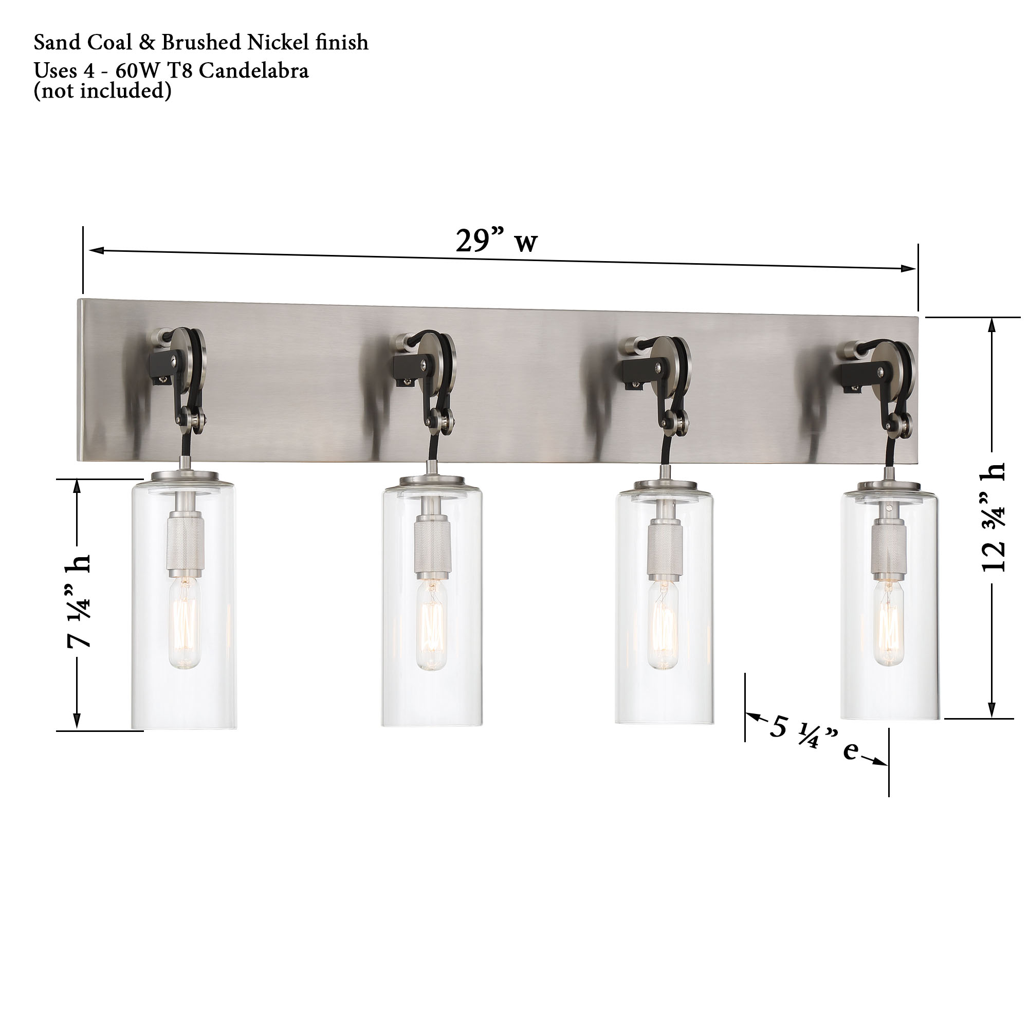 Pullman Junction - 4 Light Bath