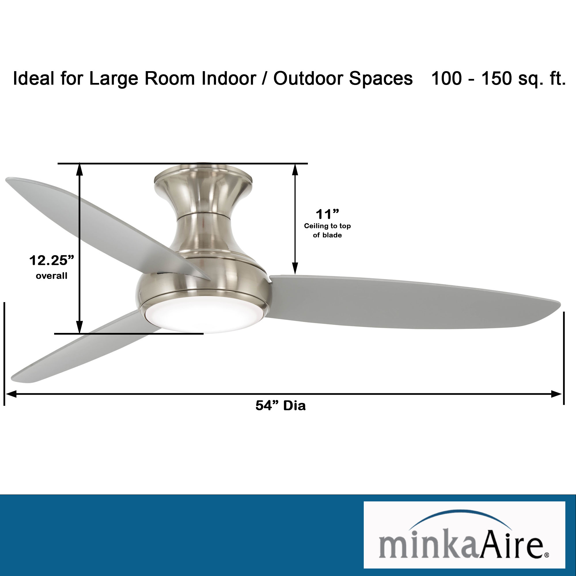 Concept™ III - LED 54" Ceiling Fan