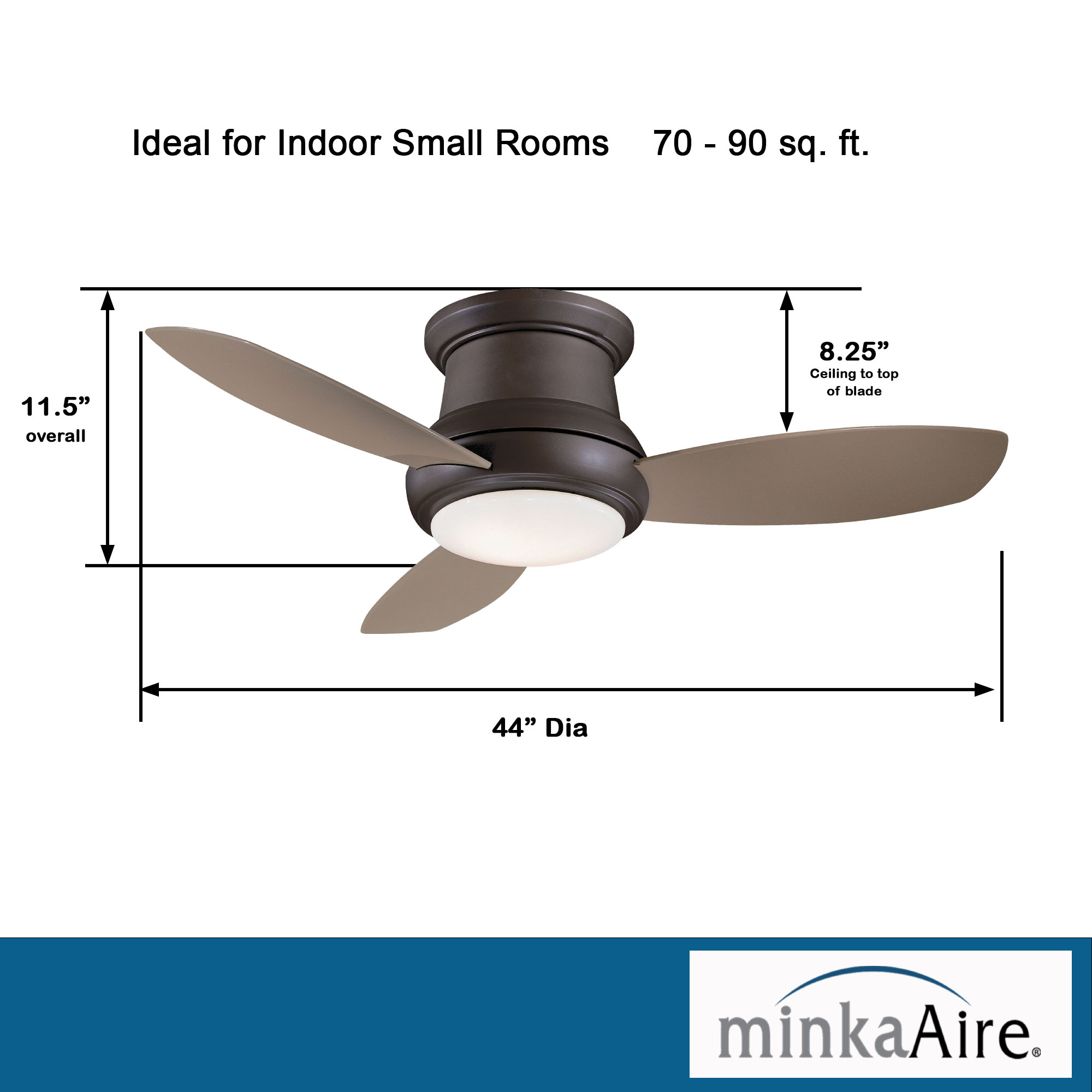 Concept™ II - LED 44" Ceiling Fan