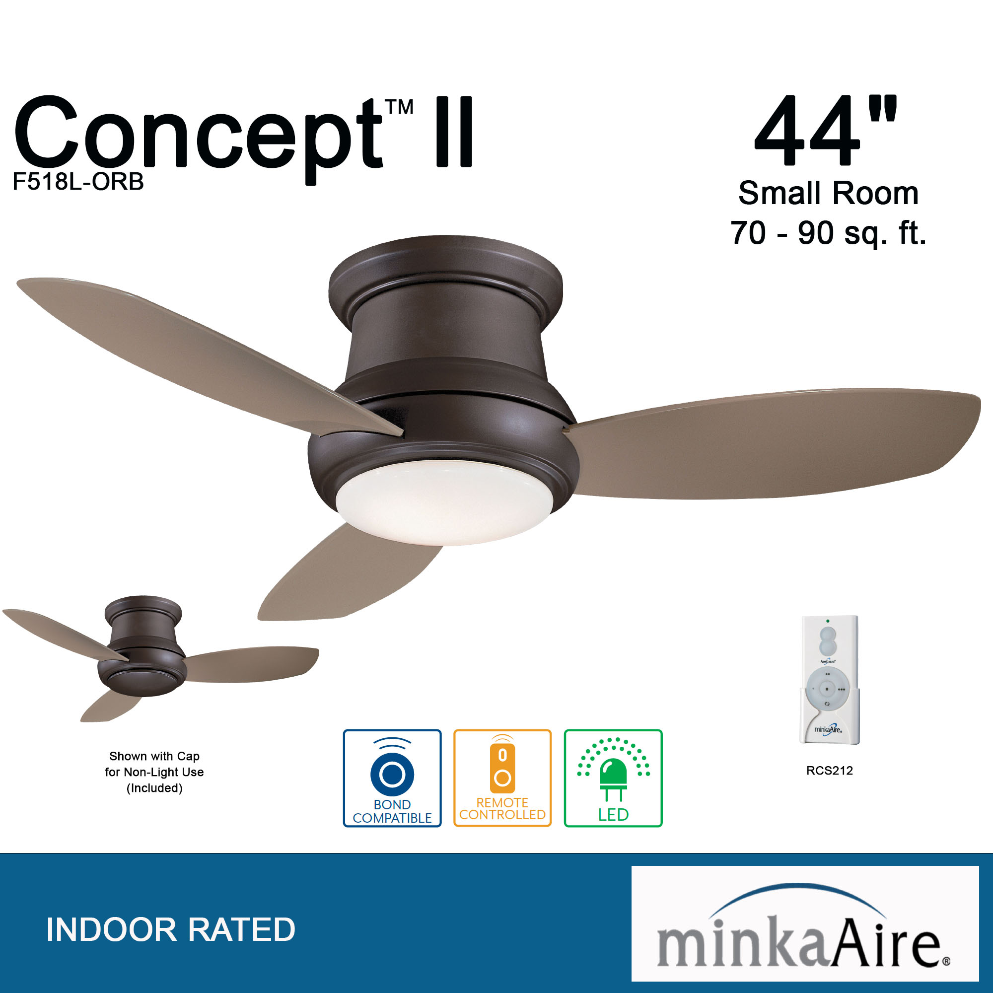 Concept™ II - LED 44" Ceiling Fan