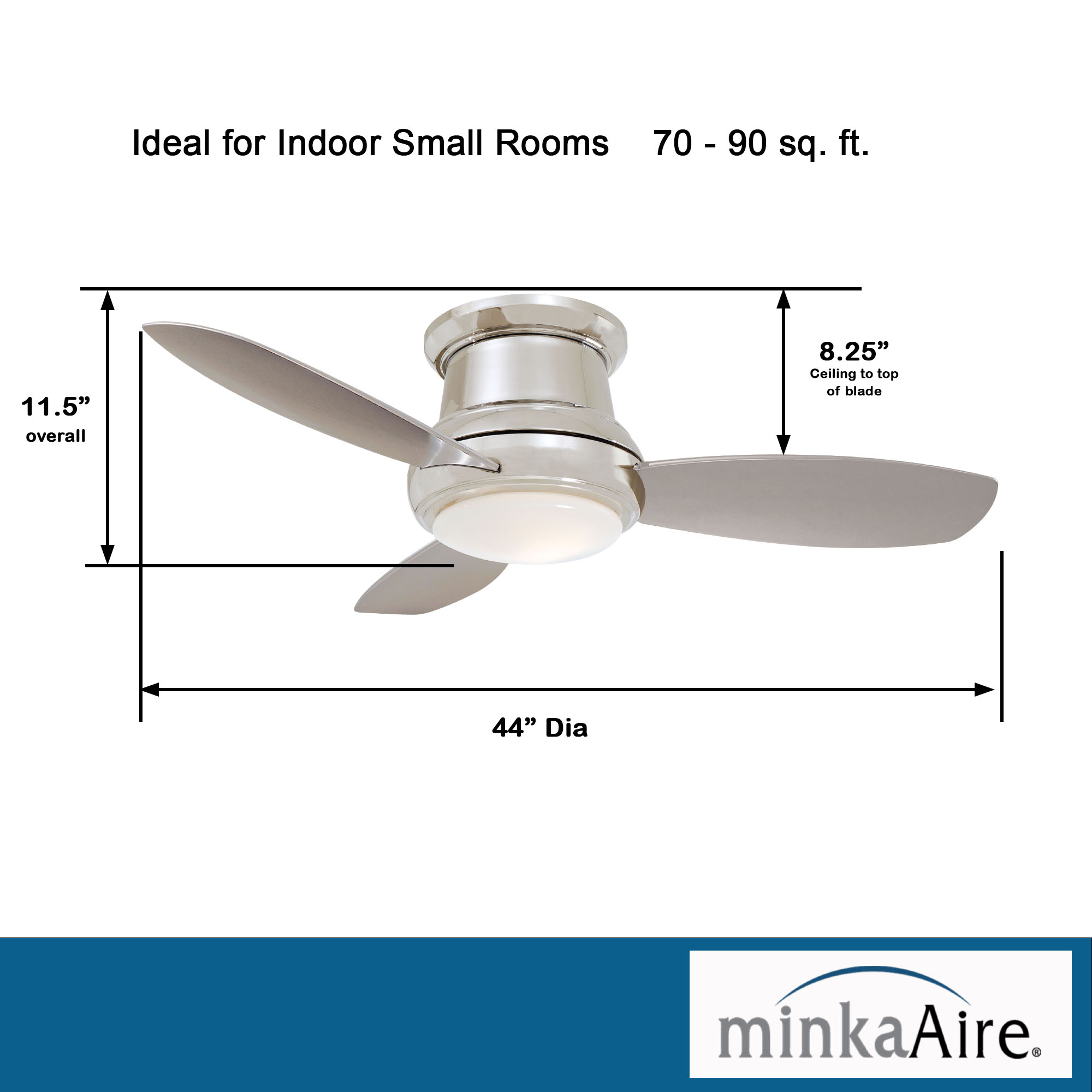 Concept™ II - LED 44" Ceiling Fan