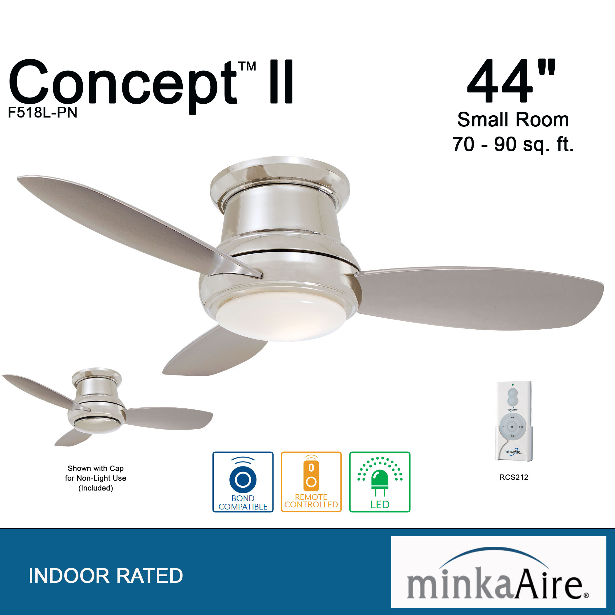 Concept™ II - LED 44" Ceiling Fan