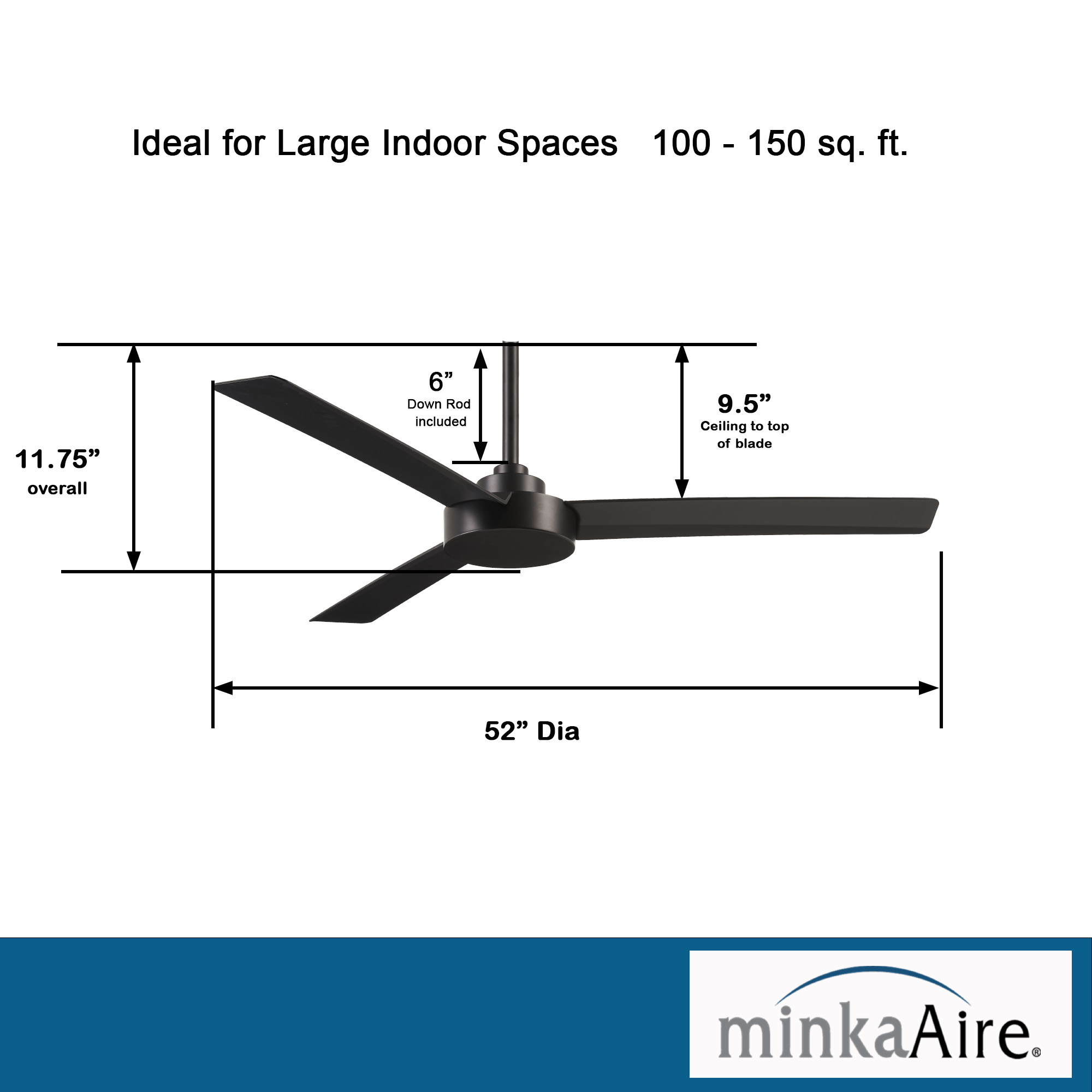Roto - 52" Ceiling Fan