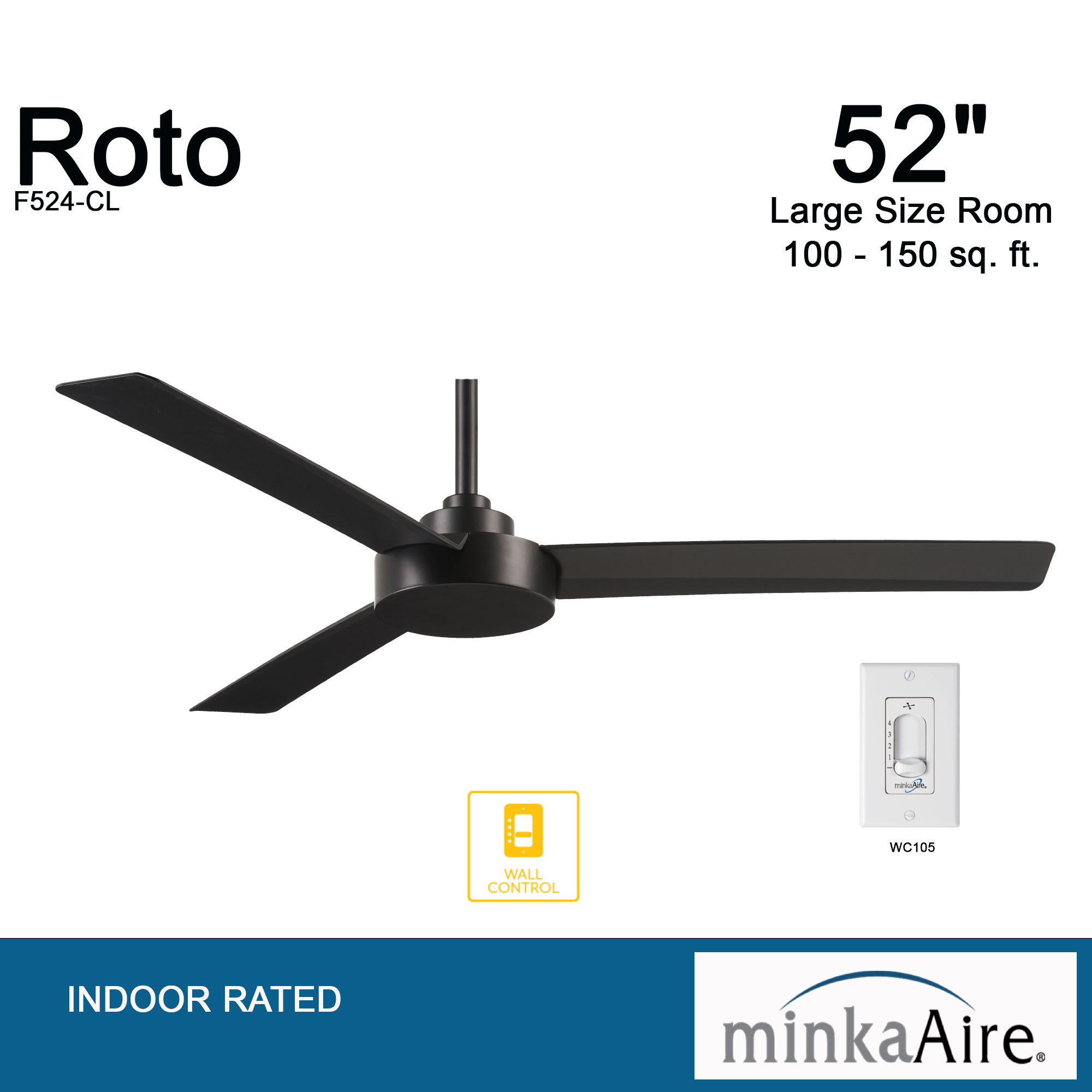 Roto - 52" Ceiling Fan