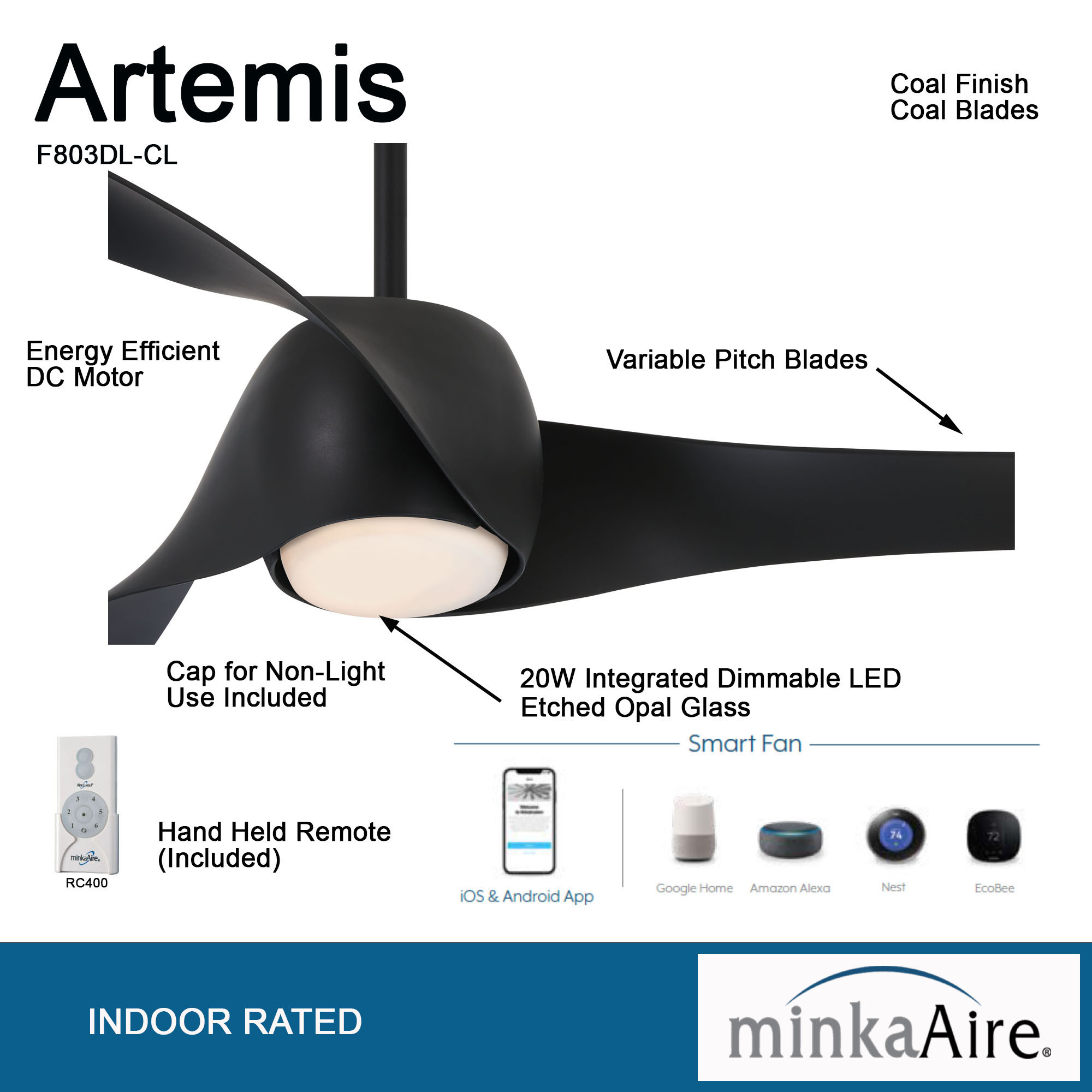 Artemis™ - LED 58" Smart Ceiling Fan
