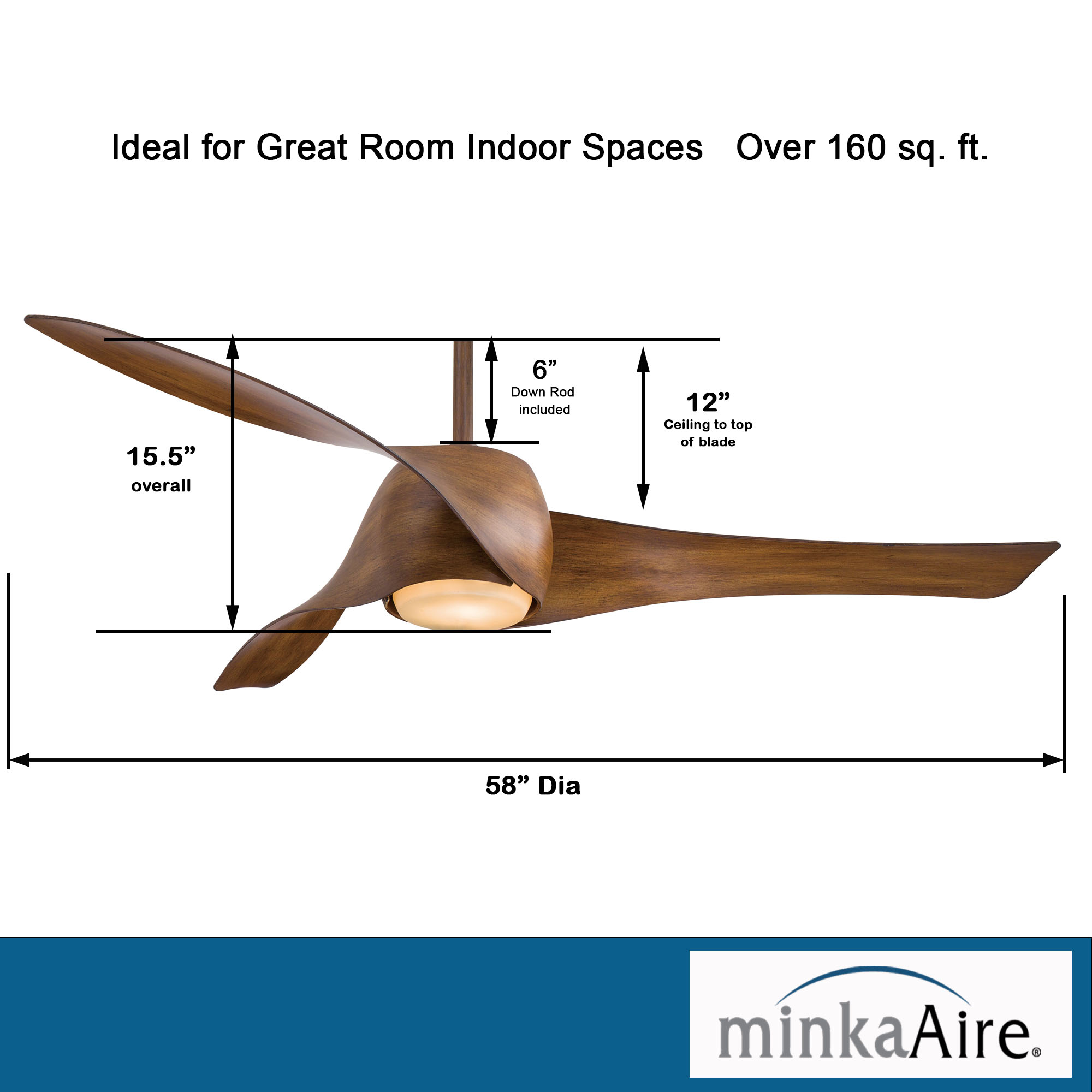 Artemis™ - LED 58" Smart Ceiling Fan
