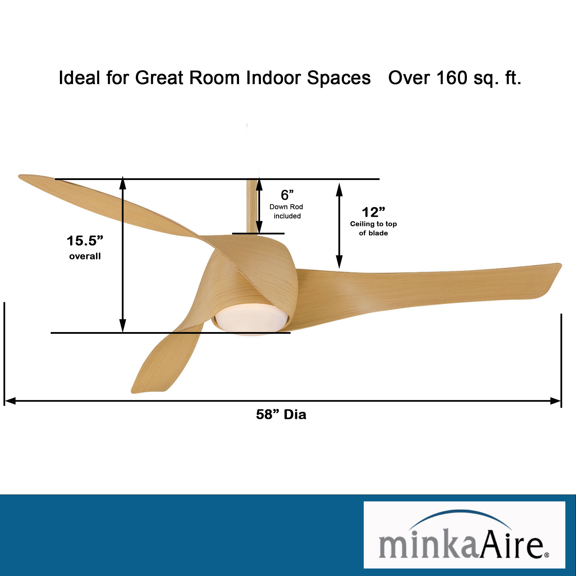 Artemis™ - LED 58" Smart Ceiling Fan