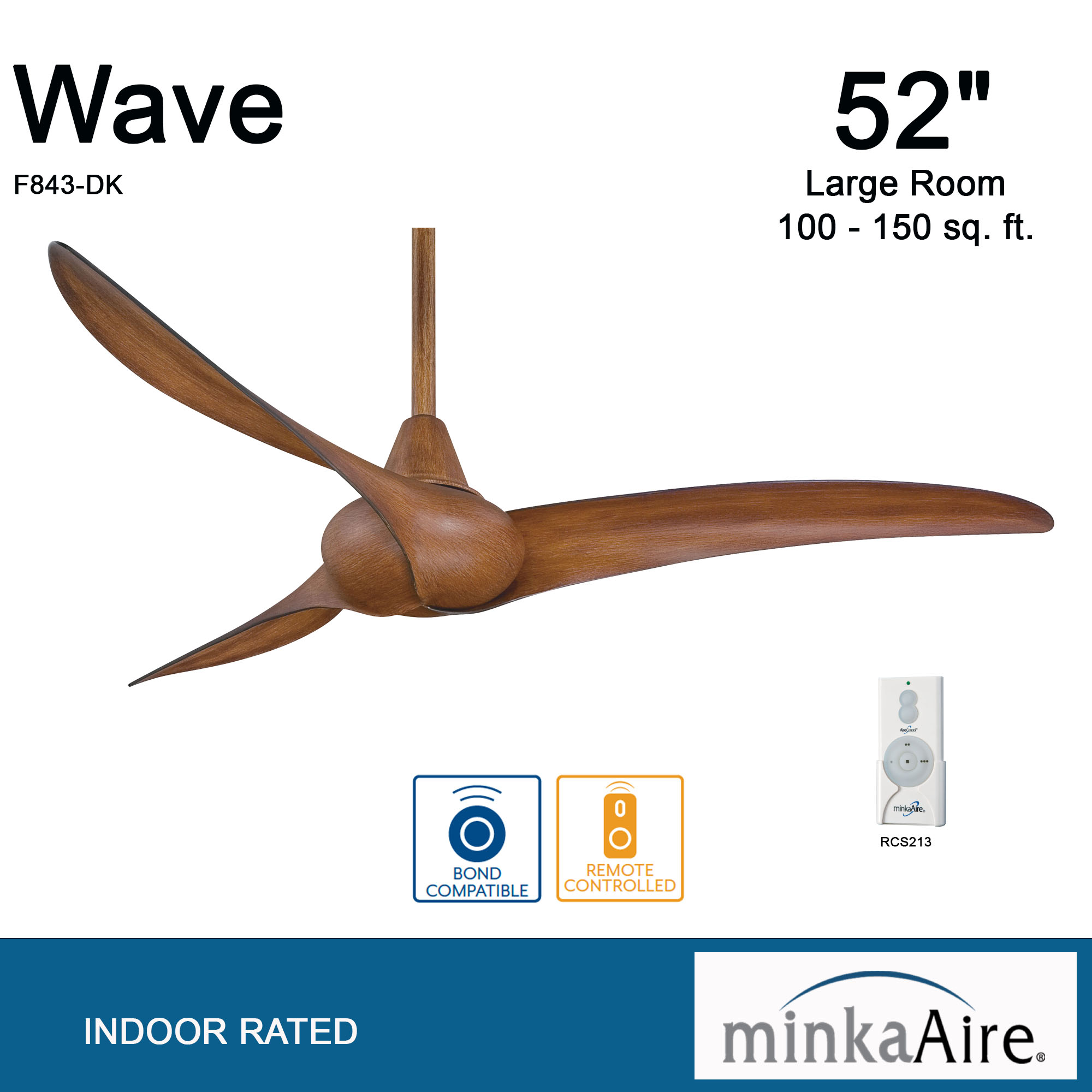Wave - 52" Ceiling Fan
