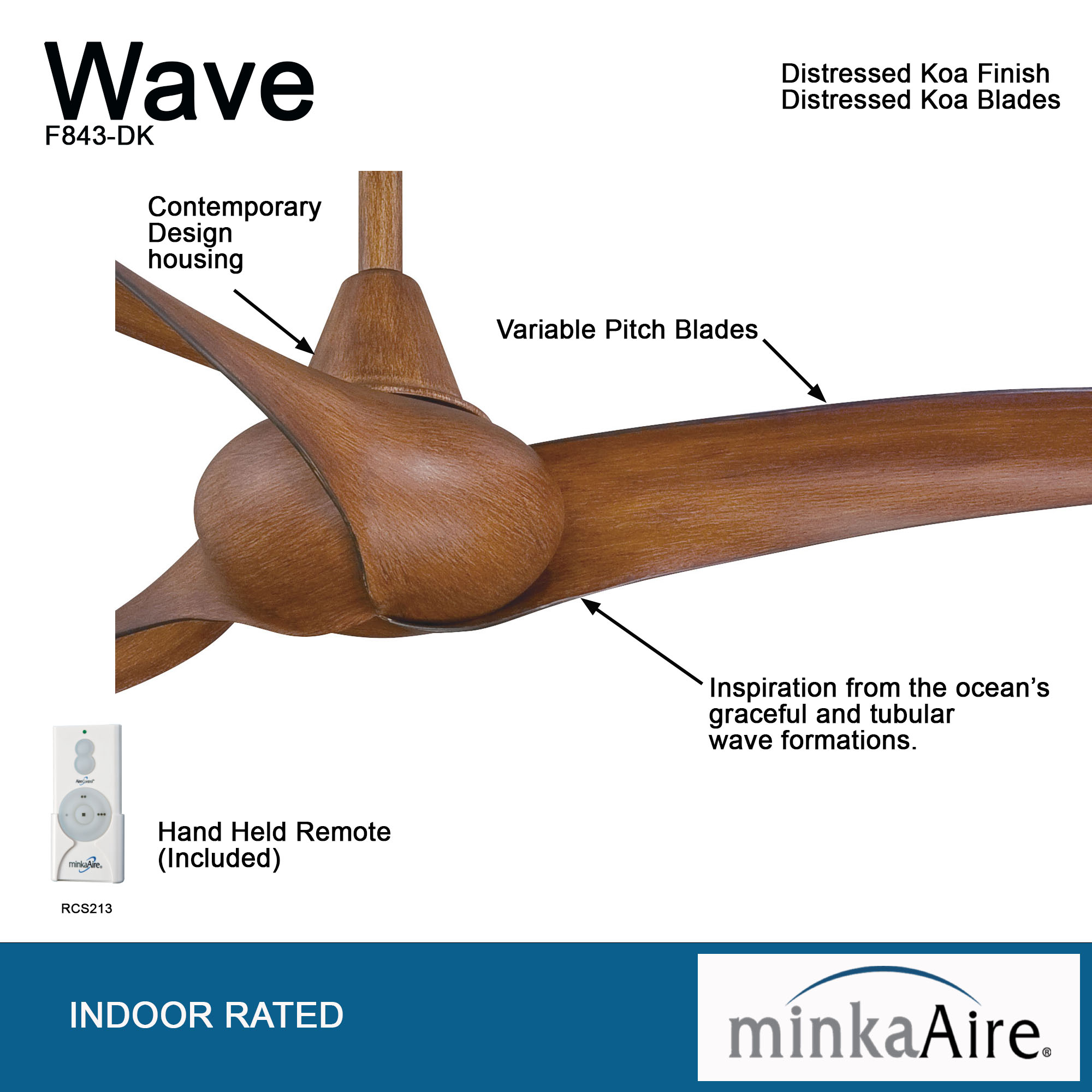Wave - 52" Ceiling Fan