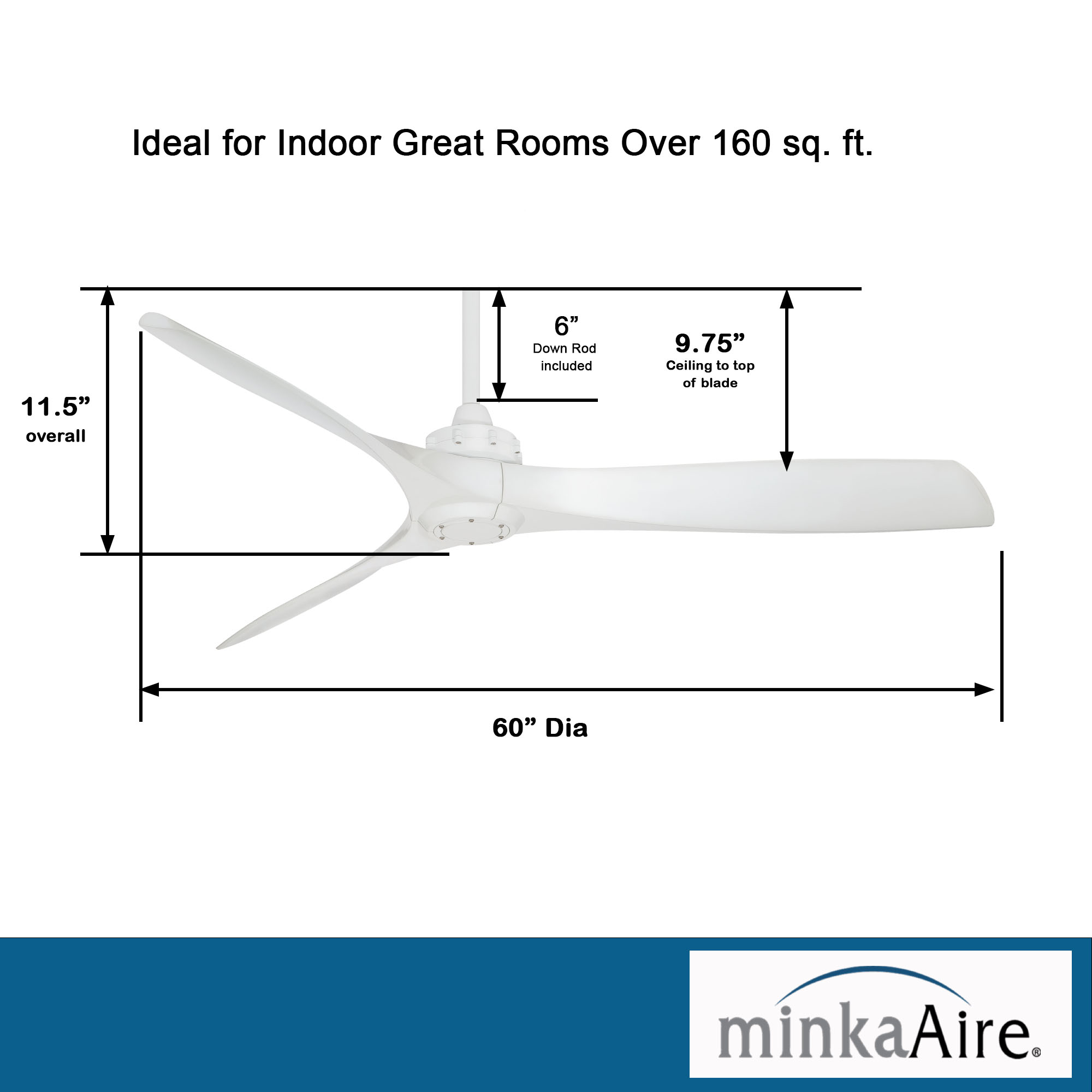 Aviation - 60" Ceiling Fan