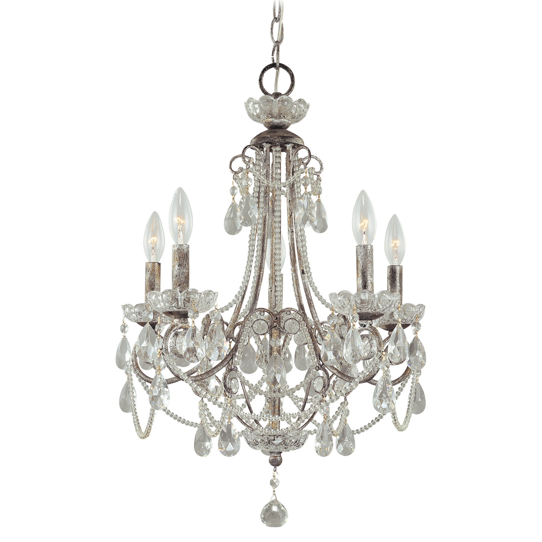 Minka Group Brands Lavery Reg 3134 207 5 Light Mini Chandelier 3134 207 Minka Lavery