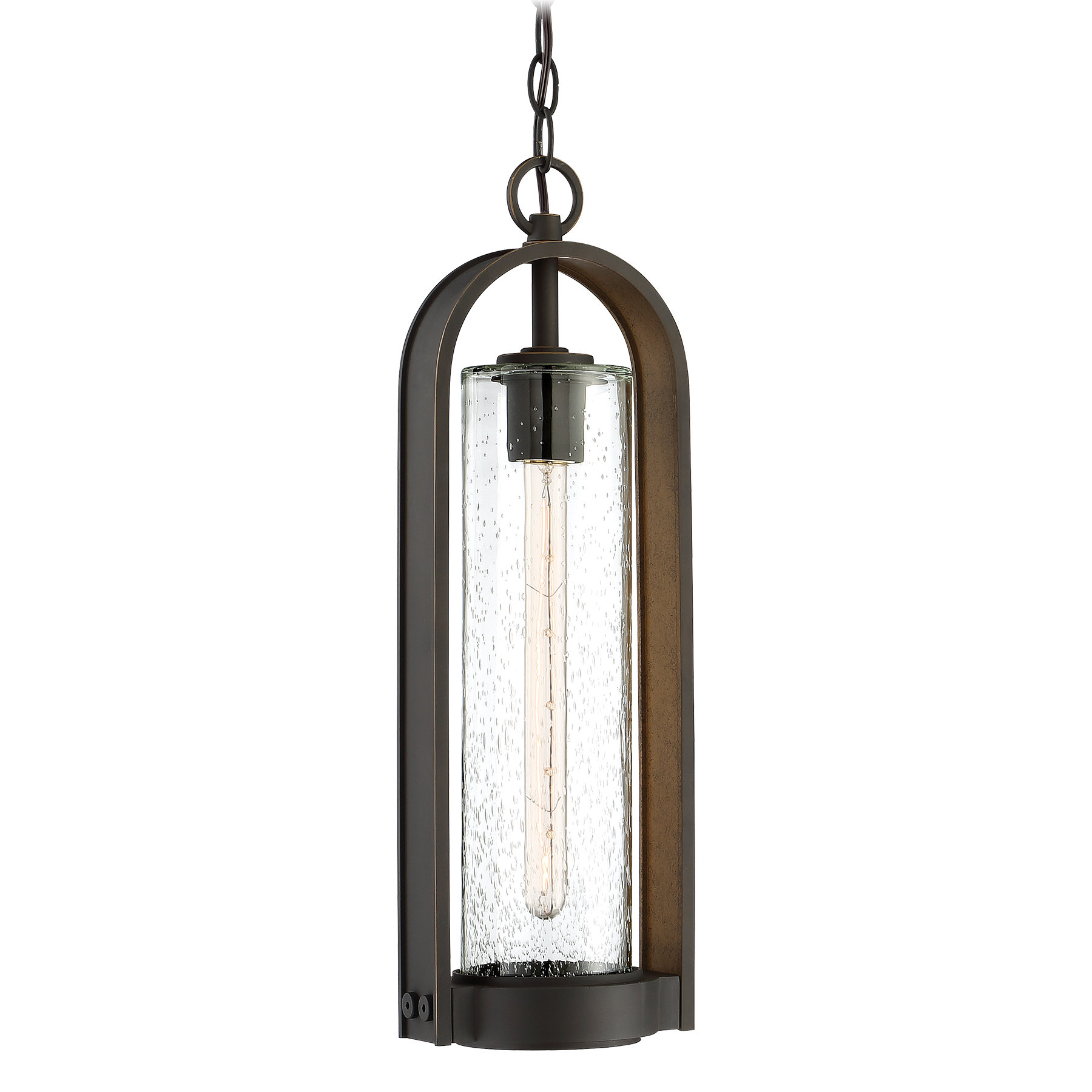 Minka-Lavery 72486-143c Marquee 4 Light 11 Inch Oil Rubbed Bronze With Gold Outdoor Post Mount for sale online