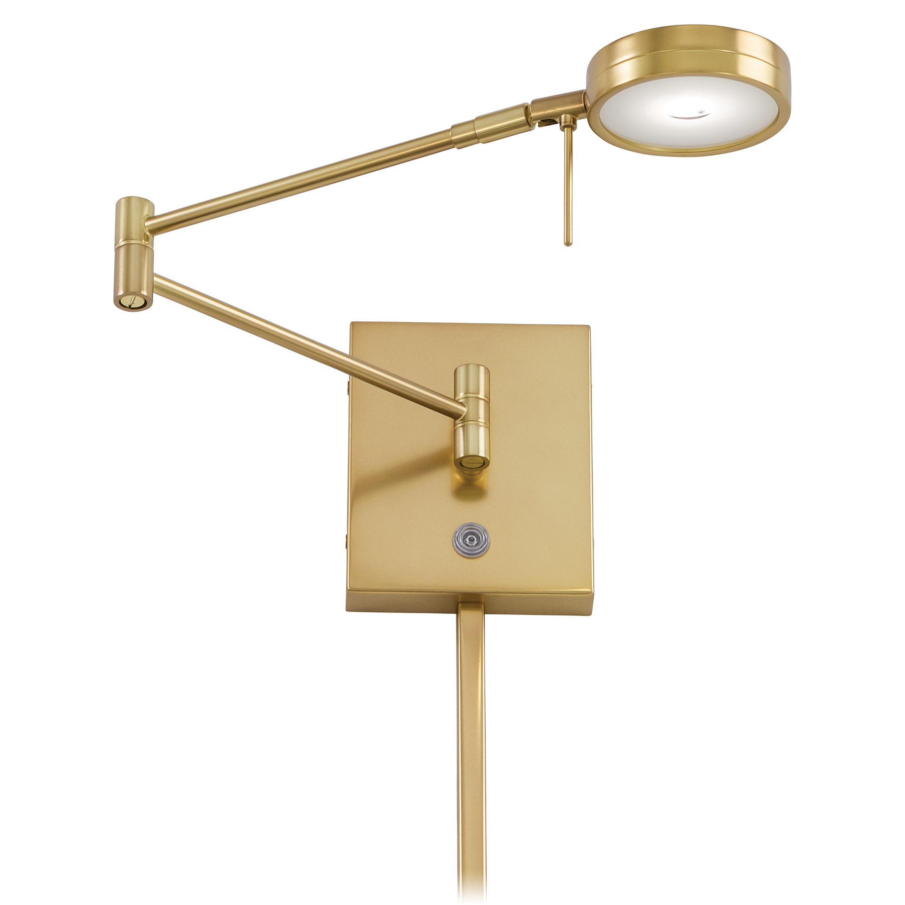 Honey Gold George Kovacs P4308-248 1 Light LED Swing Arm Wall Lamp 