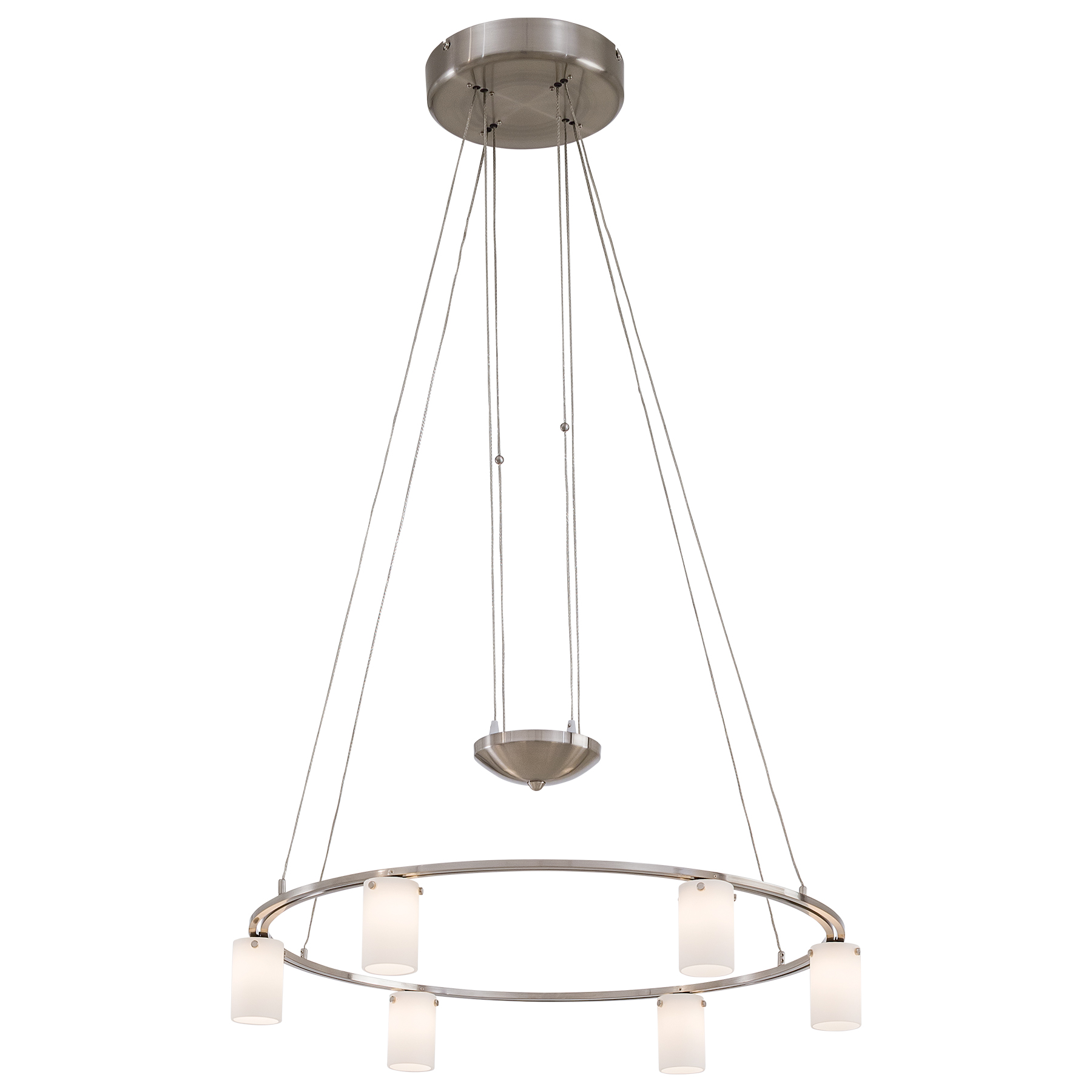 Minka Group Brands George Kovacs Reg P8025 084 Counter Weights 6 Light Low Voltage Chandelier P8025 084 George Kovacs