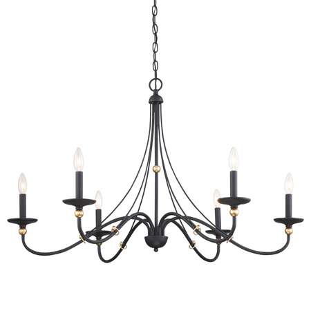 Westchester County - 6 Light - 40" Chandelier