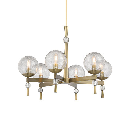 Populuxe - 6 Light Chandelier