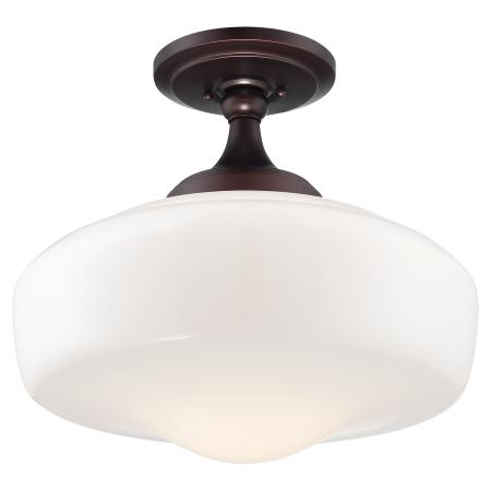 1 Light Semi Flush