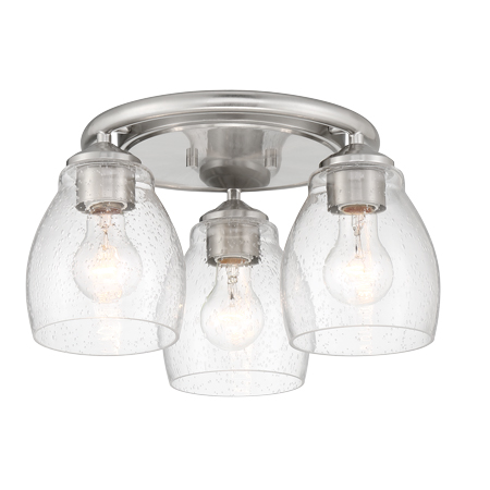 Winsley - 3 Light Flush Mount Fixture in Metal