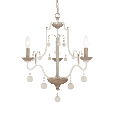 Colonial Charm - 3 Light Semi Flush