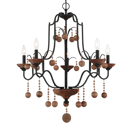 Colonial Charm - 5 Light Chandelier