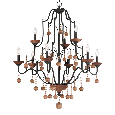 Colonial Charm - 9 Light Chandelier