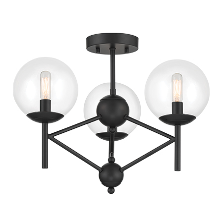 Auresa - 3 Light Semi Flush