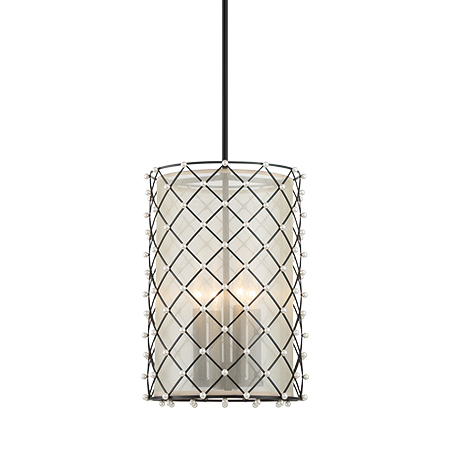 Sheer Elegance - 4 Light Pendant