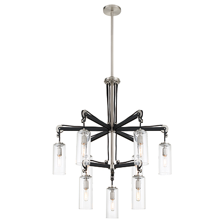 Pullman Junction - 9 Light 2 Tier Chandelier