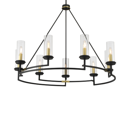 Hillstone - 9 Light Chandelier