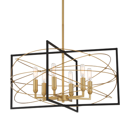 Titan's Trace - 6 Light Chandelier