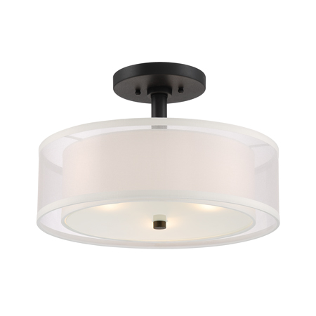 Parsons Studio - 3 Light Semi Flush