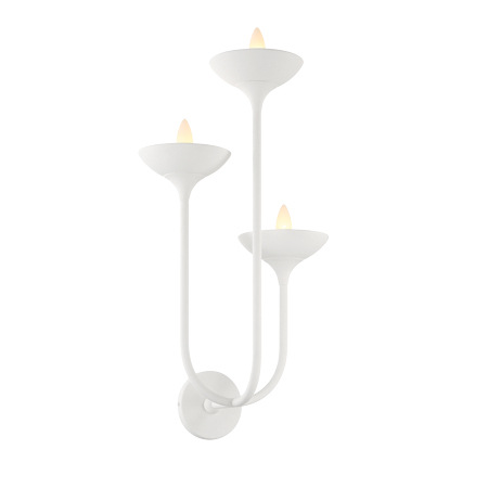 White plaster sconces deals