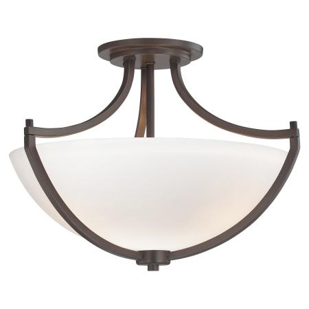 Middlebrook - 3 Light Semi Flush