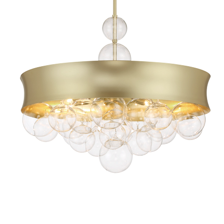 Verdi Square by Robin Baron -22" 8 Light Convertible Pendant