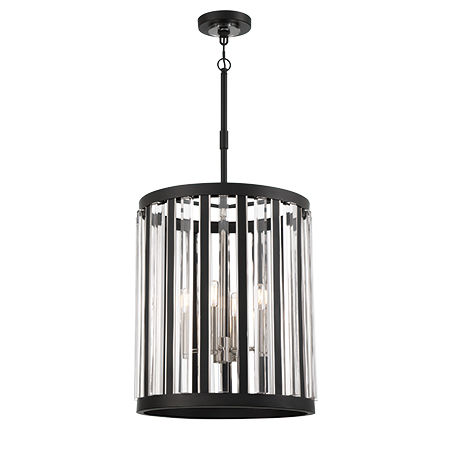 Majestic Splendor - 4 Light Pendant Fixture in Metal