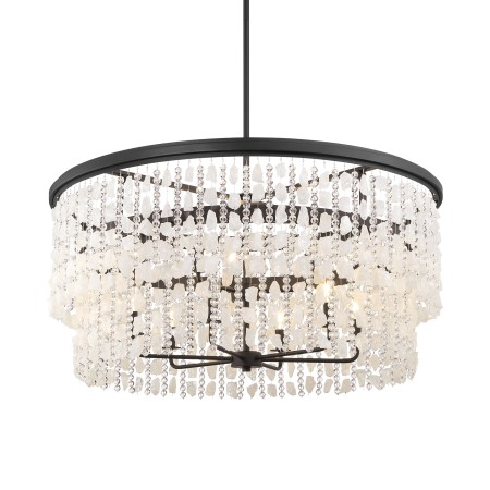Shimmering Elegance - 9 Light Chandelier