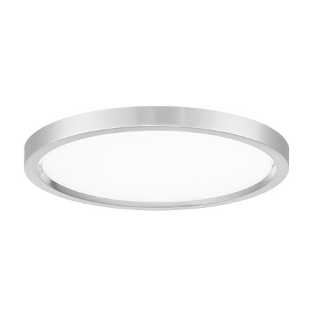 15" LED Flush Mount <!--Vantage LED Flush brushed nickel-->