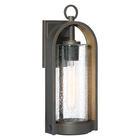 Minka-Lavery 72486-143c Marquee 4 Light 11 Inch Oil Rubbed Bronze With Gold Outdoor Post Mount for sale online