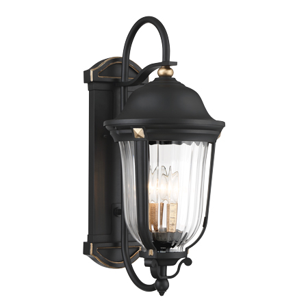 Peale Street - 3 Light Outdoor Wall Mount