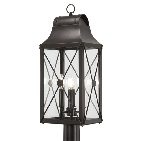 De Luz - 4 Light Post Mount <!--Two Is Greater Than One-->