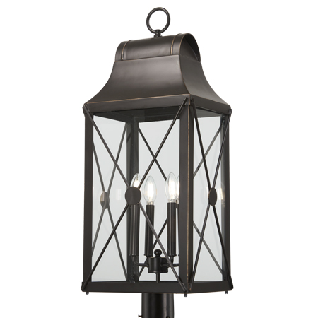 De Luz - 4 Light Outdoor Post Mount <!--Two Is Greater Than One-->