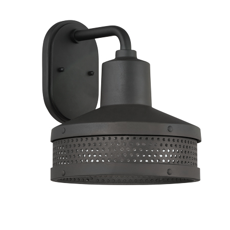 Abalone Point - 10" 1 Light Outdoor Wall Mount