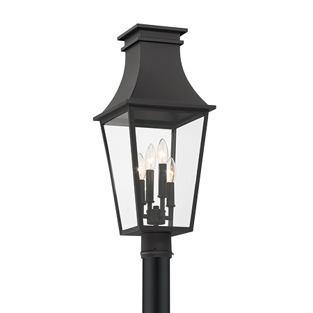 Gloucester - 4 Light Outdoor Post Mount 10' <!--Two Is Greater Than One-->